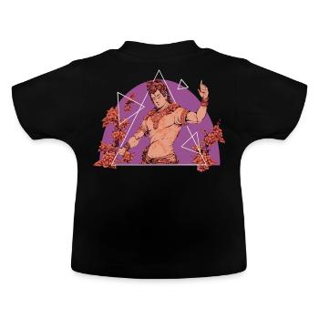 Dieu hindou Indra roi des dieux hindouisme divinité mythol - T-shirt bio col rond Bébé - noir - Dos