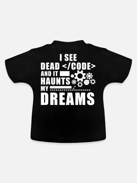 Programmer Saying Computer Science Programming - Baby Bio-T-Shirt mit Rundhals - Schwarz