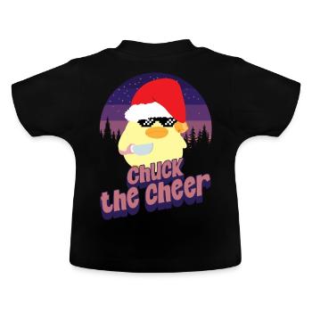Chuck the Cheer - Ente mit Messer Duck with Knife - T-shirt bio col rond Bébé - noir - Dos