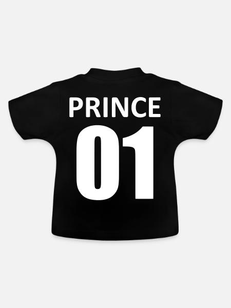 prince 01 - Baby Bio-T-Shirt mit Rundhals - 