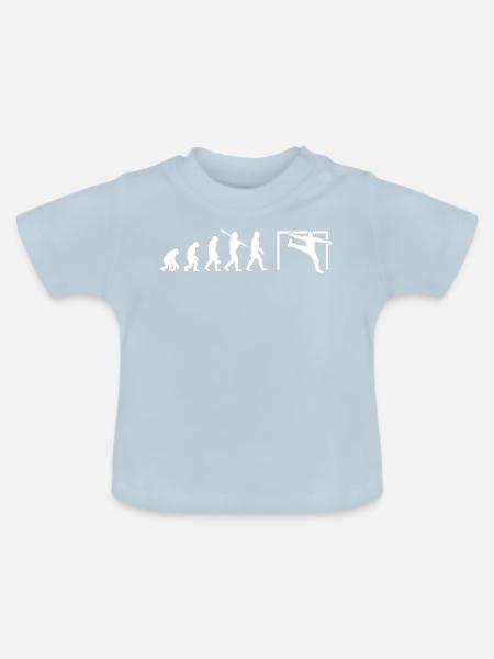 evolution Torwart Handball Fußball Geschenk Mann - Baby Bio-T-Shirt mit Rundhals - Hellblau