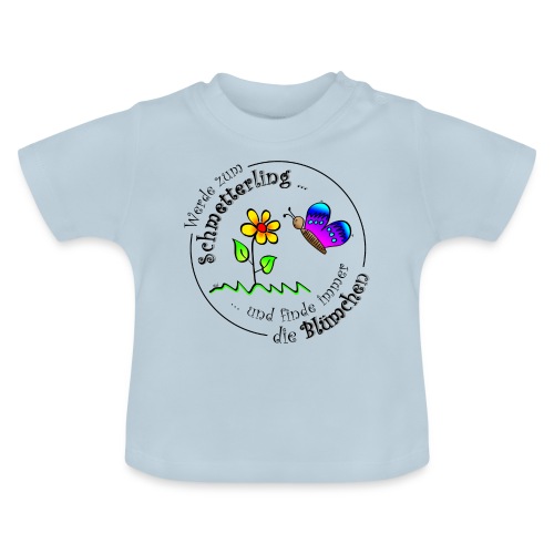 Kollektion - Blume - Baby Bio-T-Shirt mit Rundhals