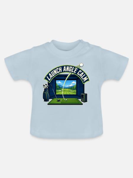 LAUNCH ANGLE CALM - Baby Bio-T-Shirt mit Rundhals - Hellblau