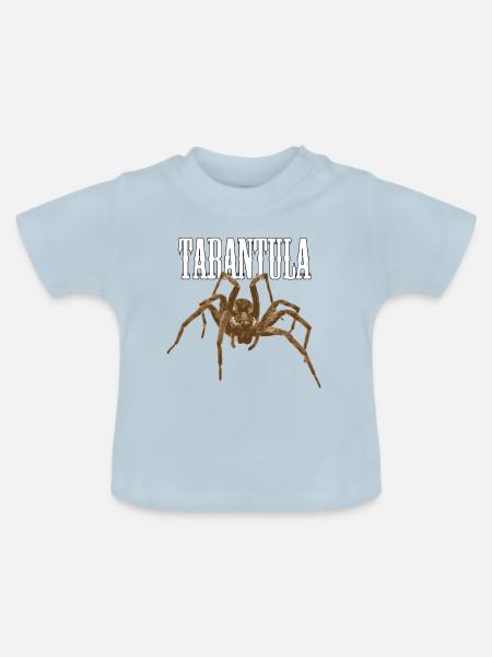 Tarantel - Baby Bio-T-Shirt mit Rundhals - Hellblau
