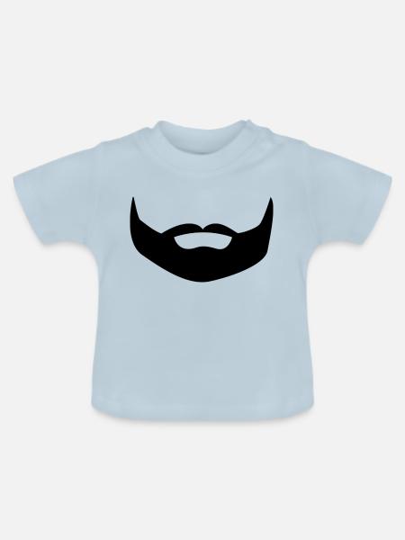 Bart - Baby Bio-T-Shirt mit Rundhals - Hellblau