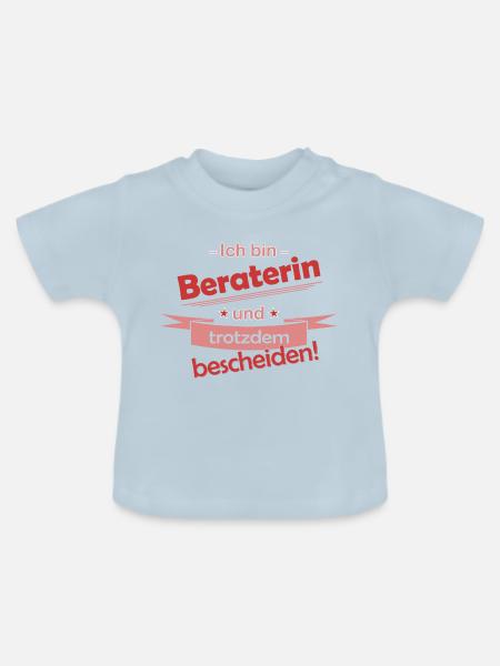 Consultant - Baby Bio-T-Shirt mit Rundhals - Hellblau