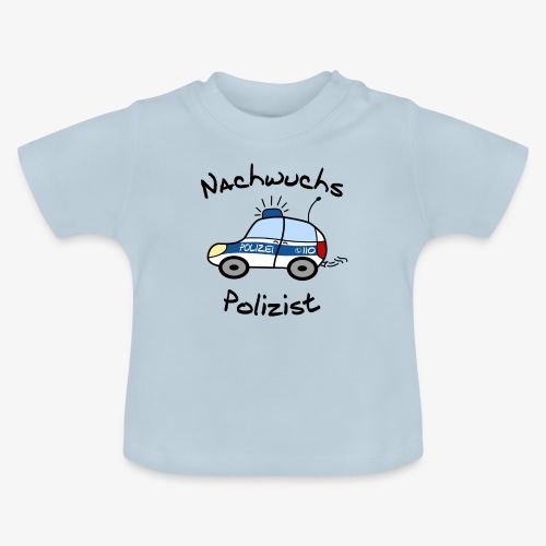 Nachwuchs Polizist - Baby Bio-T-Shirt mit Rundhals