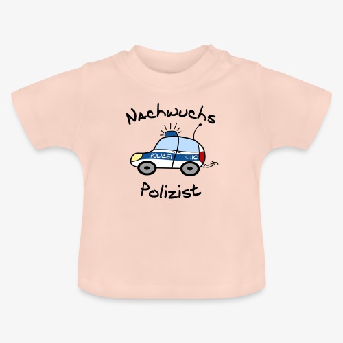Nachwuchs Polizist - Baby Bio-T-Shirt mit Rundhals