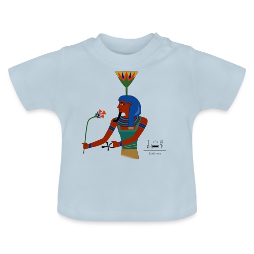 Nefertem I altägyptische Gottheit - Baby Bio-T-Shirt mit Rundhals