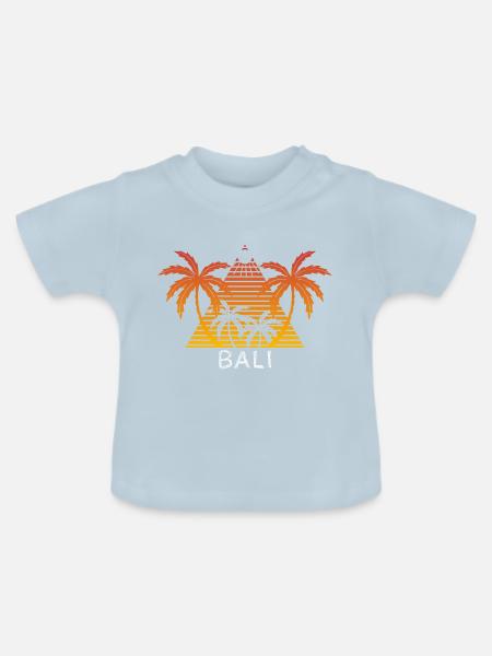 Bali - Baby Bio-T-Shirt mit Rundhals - Hellblau
