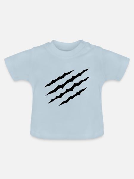 Kratzer - Baby Bio-T-Shirt mit Rundhals - Hellblau