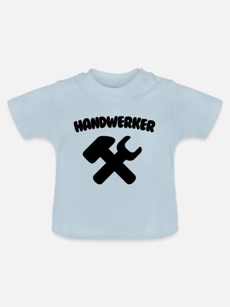 Handwerker - Baby Bio-T-Shirt mit Rundhals - Hellblau