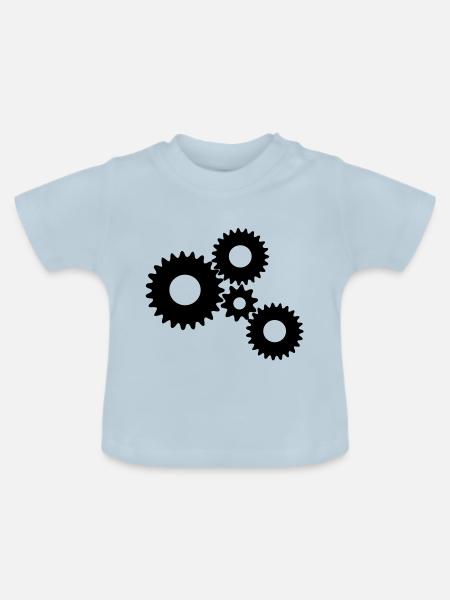 Gear for you / UK - Baby Bio-T-Shirt mit Rundhals - Hellblau