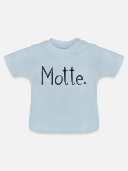 MOTTE - Baby Bio-T-Shirt mit Rundhals - Hellblau