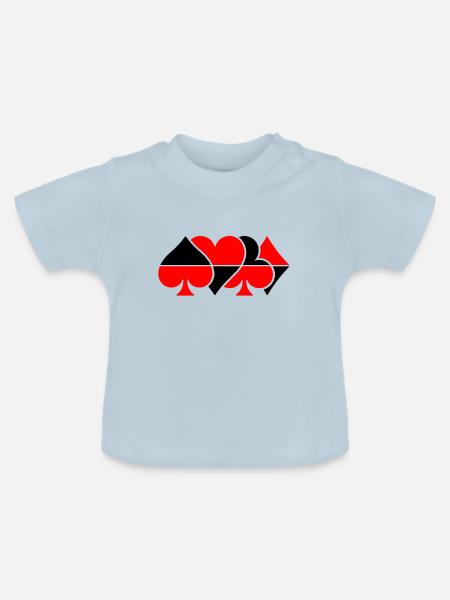 Komisch - Baby Bio-T-Shirt mit Rundhals - Hellblau