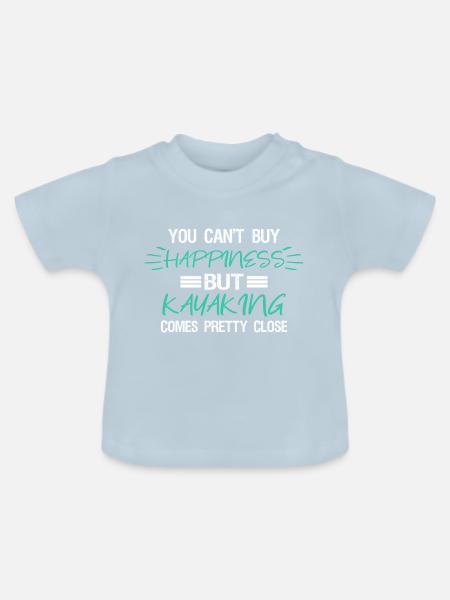 Kayak - Baby Bio-T-Shirt mit Rundhals - Hellblau