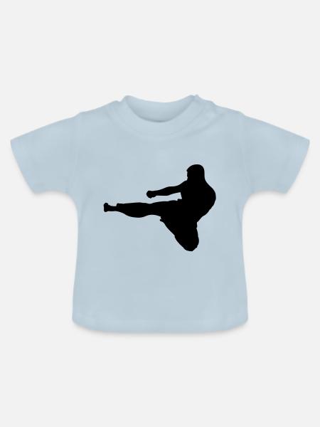 Martial Arts # 7 - Baby Bio-T-Shirt mit Rundhals - Hellblau