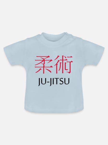 Ju-Jitsu - Baby Bio-T-Shirt mit Rundhals - Hellblau