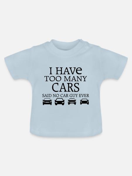 Car Auto - Baby Bio-T-Shirt mit Rundhals - Hellblau