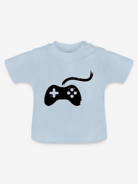 Controller - Baby Bio-T-Shirt mit Rundhals - Hellblau