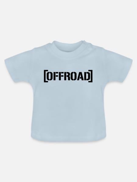 Offroad - Baby Bio-T-Shirt mit Rundhals - Hellblau