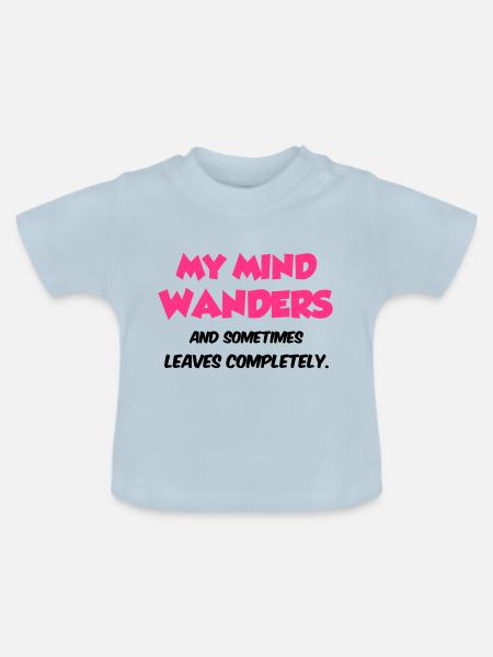 Funny - Baby Bio-T-Shirt mit Rundhals - Hellblau