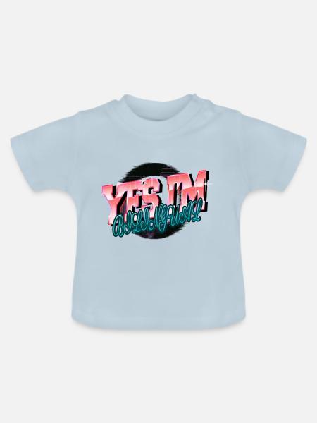 cool analyst awesome computer science - Baby Bio-T-Shirt mit Rundhals - Hellblau