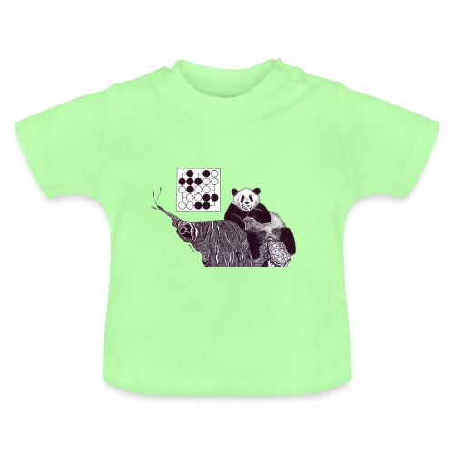 Panda 5x5 Seki - Baby Organic T-Shirt with Round Neck