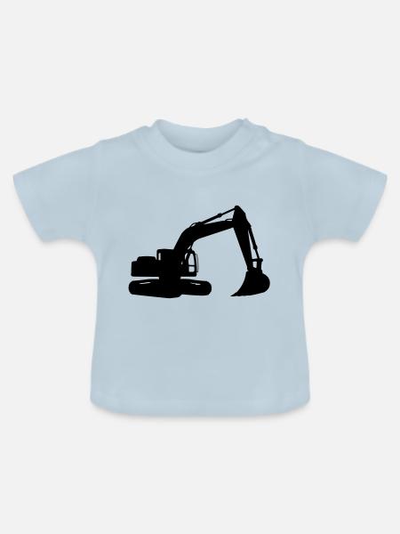 bagger - Baby Bio-T-Shirt mit Rundhals - Hellblau