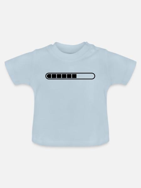 loading___f1 - Baby Bio-T-Shirt mit Rundhals - Hellblau