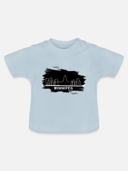 Winnipeg - Baby Bio-T-Shirt mit Rundhals - Hellblau