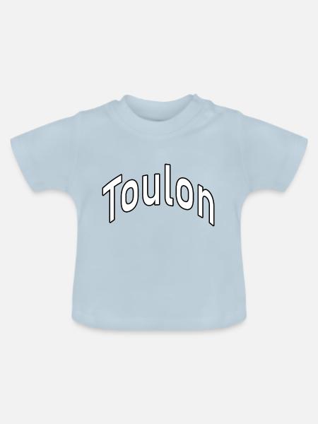 Toulon - Baby Bio-T-Shirt mit Rundhals - Hellblau