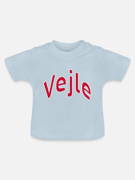 Vejle - Baby Bio-T-Shirt mit Rundhals - Hellblau