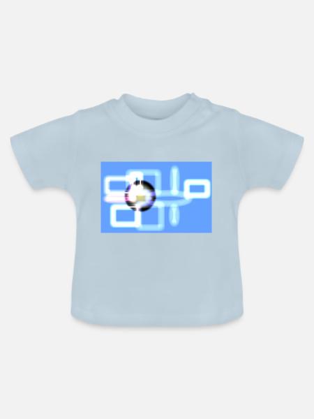 Abbildung 8image8 - Baby Bio-T-Shirt mit Rundhals - Hellblau
