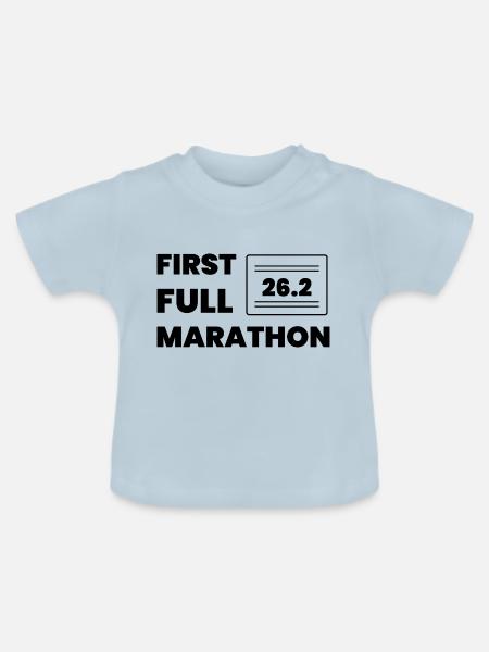 Fußball Soccer - Baby Bio-T-Shirt mit Rundhals - Hellblau