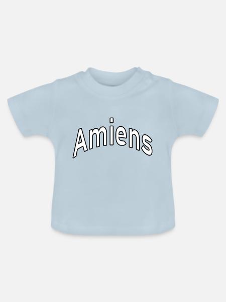 Amiens - Baby Bio-T-Shirt mit Rundhals - Hellblau