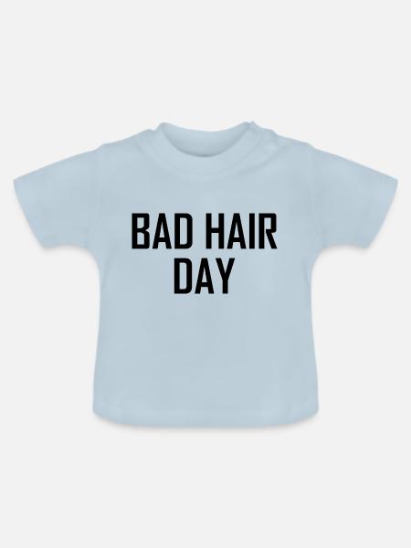 Dog Hund - Baby Bio-T-Shirt mit Rundhals - Hellblau