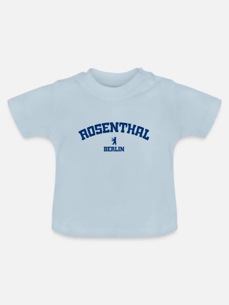 Rosenthal - Berlin - Deutschland - Germany - Baby Bio-T-Shirt mit Rundhals - Hellblau