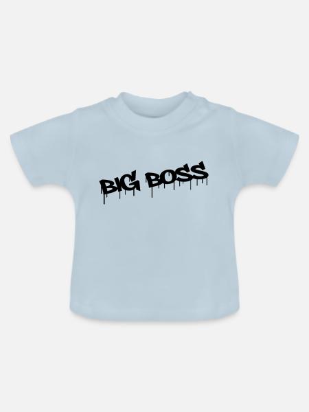 Big Boss - Baby Bio-T-Shirt mit Rundhals - Hellblau