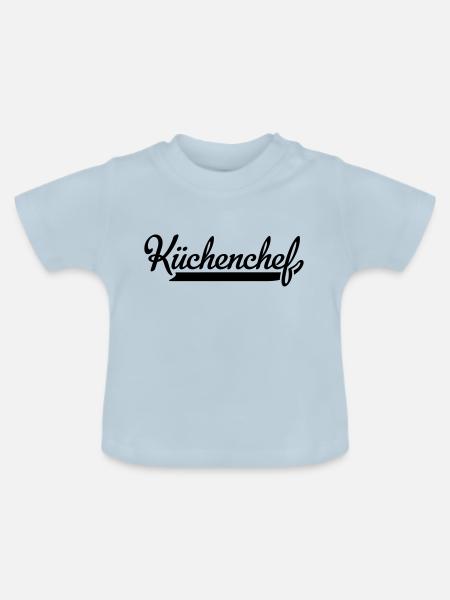 Küchenchef - Baby Bio-T-Shirt mit Rundhals - Hellblau