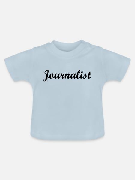 Journalist - Baby Bio-T-Shirt mit Rundhals - Hellblau