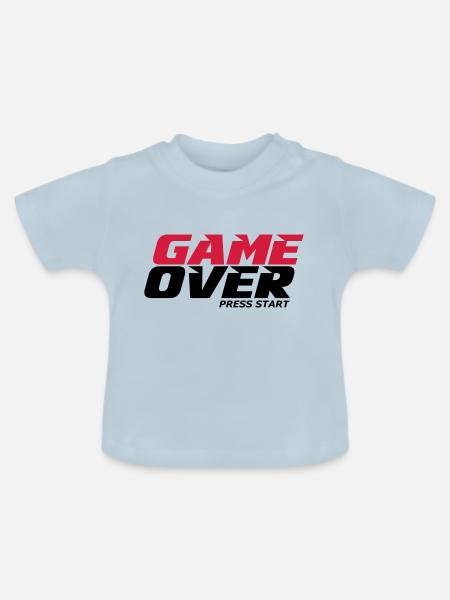 Spiel - Baby Bio-T-Shirt mit Rundhals - Hellblau