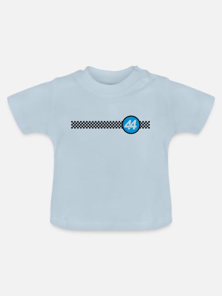 Racing 44 - Baby Bio-T-Shirt mit Rundhals - Hellblau