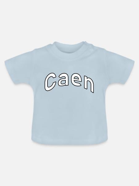 Caen - Baby Bio-T-Shirt mit Rundhals - Hellblau