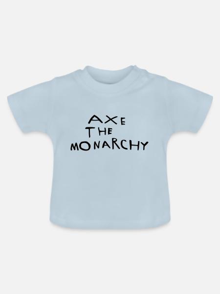 Abschaffung der Monarchie - Baby Bio-T-Shirt mit Rundhals - Hellblau