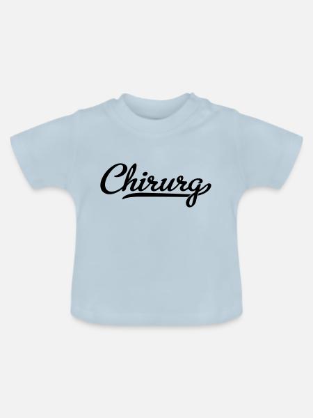 Chirurg - Baby Bio-T-Shirt mit Rundhals - Hellblau
