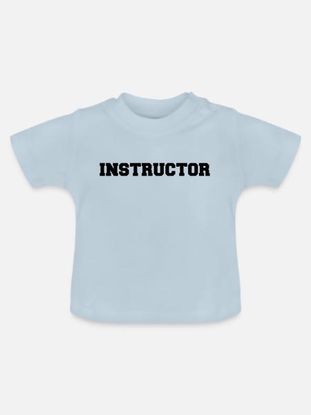 Instructor - Baby Bio-T-Shirt mit Rundhals - Hellblau