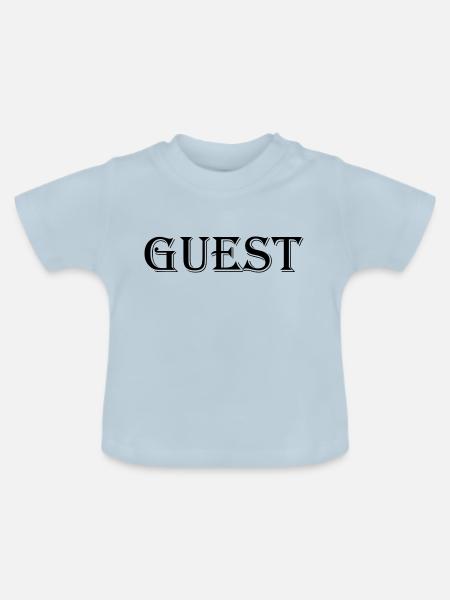 Gast - Baby Bio-T-Shirt mit Rundhals - Hellblau