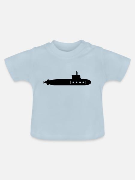 U-Boot - Baby Bio-T-Shirt mit Rundhals - Hellblau