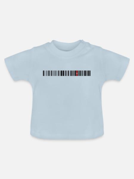 Edirne - Baby Bio-T-Shirt mit Rundhals - Hellblau